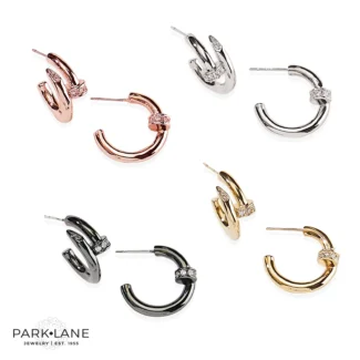 Crest Rose Gold Aretes